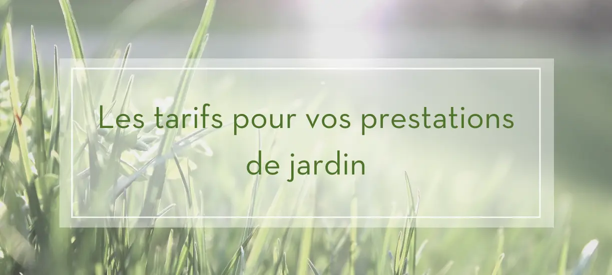 Cmonjardinier : Tarifs tonte de pelouse